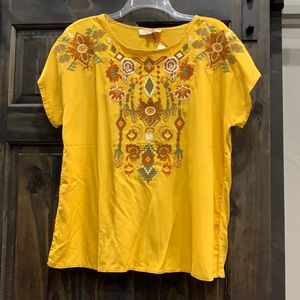 NWT’s mustard yellow top